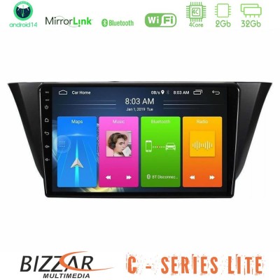 Bizzar C Series Lite 4Core Android14 2+32GB Iveco Daily 2014-2025 Navigation Multimedia Tablet 9