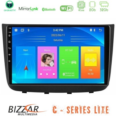 Bizzar C Series Lite 4Core Android14 2+32GB  Mercedes Vito/Viano 2003-2006 Navigation Multimedia Tablet 10
