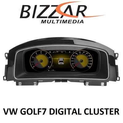 Bizzar Digital Cluster VW GOLF7 | 7.5 Digital HD LCD Instrument Cluster 12.3