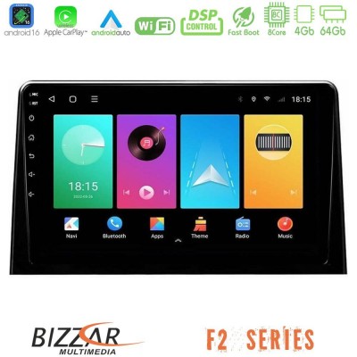 Bizzar F2 Series 8Core Android16 4+64GB  Peugeot Partner / Citroën Berlingo 2020-> Navigation Multimedia Tablet 10