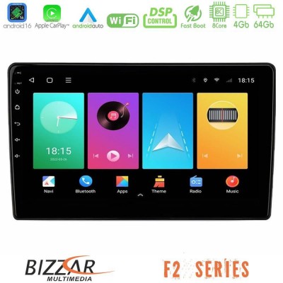 Bizzar F2 Series 8Core Android16 4+64GB  Ford Transit Custom 2019-2024 Navigation Multimedia Tablet 10