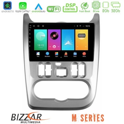 Bizzar M Series 8Core Android16 2+32GB  Dacia Duster/Sandero/Logan Navigation Multimedia Tablet 9