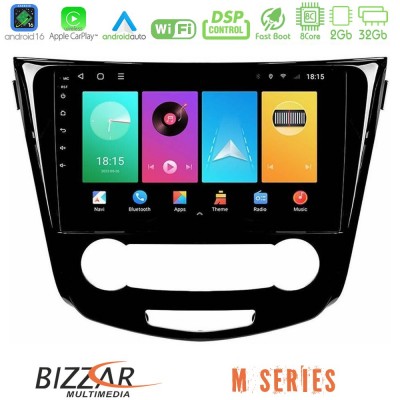 Bizzar M Series 8Core Android16 2+32GB  Nissan Qashqai J11 (Manual A/C) Navigation Multimedia Tablet 10