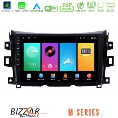 Bizzar M Series 8Core Android16 2+32GB  Nissan Navara NP300 Navigation Multimedia Tablet 9