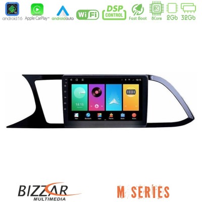 Bizzar M Series 8Core Android16 2+32GB  Seat Leon 2013 – 2019 Navigation Multimedia Tablet 9