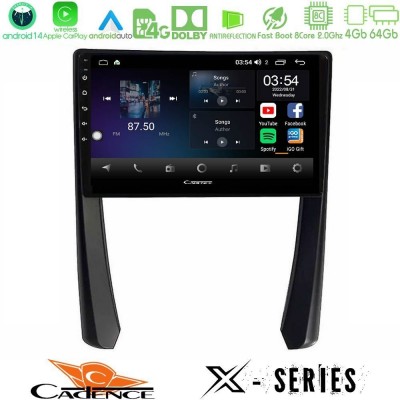 Cadence X Series Porsche 911/Cayman/Boxster 8core Android 14 4+64GB Navigation Multimedia Tablet 9