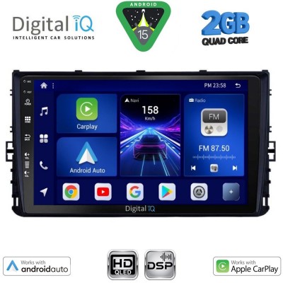 DIGITAL IQ BXC 3758_CPAA (9inc) MULTIMEDIA TABLET for VW POLO – TROC – TCROSS - TAIGO mod. 2017-2026