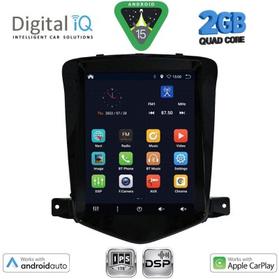 DIGITAL IQ BXC 3925_CPAA TESLA STYLE for CHEVROLET CRUZE mod. 2008-2012