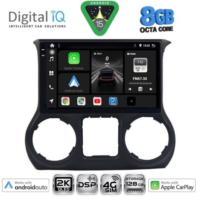 DIGITAL IQ BXF 11296_CPAA (10inc) MULTIMEDIA TABLET for JEEP WRANGLER  mod. 2014-2017