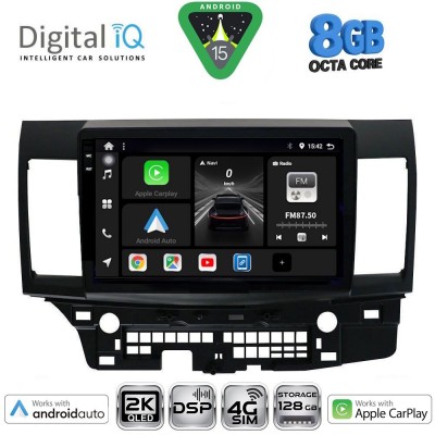 DIGITAL IQ BXF 11434_CPAA (10inc) MULTIMEDIA TABLET for MITSUBISHI LANCER mod. 2008-2017