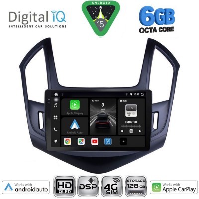DIGITAL IQ BXF 17077_CPAA (9inc) MULTIMEDIA TABLET for CHEVROLET CRUZE mod. 2013-2015