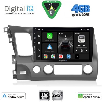 DIGITAL IQ BXF 16188_CPAA (10inc) MULTIMEDIA TABLET for HONDA CIVIC 4D mod. 2006-2012