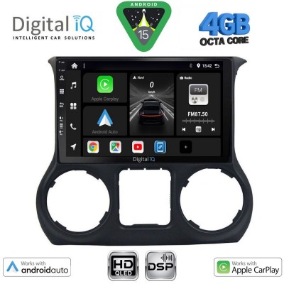 DIGITAL IQ BXF 16296_CPAA (10inc) MULTIMEDIA TABLET for JEEP WRANGLER mod. 2014-2017