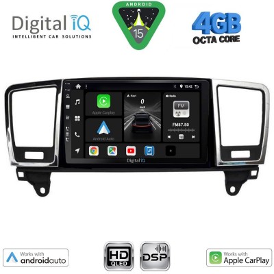 DIGITAL IQ BXF 16415_CPAA (9inc) MULTIMEDIA TABLET for MERCEDES ML (W166) - GL (X166) mod. 2011-2019