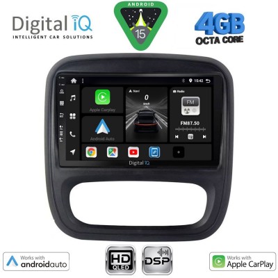 DIGITAL IQ BXF 16499_CPAA (9inc) MULTIMEDIA TABLET for OPEL VIVARO – RENAULT TRAFIC – FIAT TALENDO – NISSAN NV 300 mod. 2014-2019