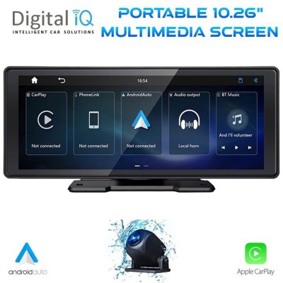 DIGITAL IQ PNA 9900_CPAA (10.26inc) (PORTABLE DVR MULTIMEDIA CARPLAY & ANDROID AUTO)