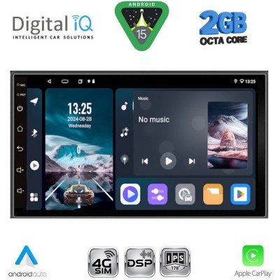 DIGITAL IQ RTF 495_CPA (7'' DECK) MULTIMEDIA 2DIN with 4G SIM