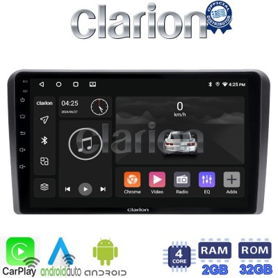 CLARION GL31049 Οθόνη OEM Multimedia Αυτοκινήτου για AUDI A3 (8P) 2003.2012 (CarPlay/AndroidAuto/BT/GPS/WIFI/GPRS)