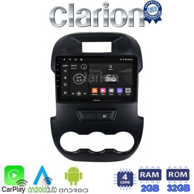 CLARION GL31245 Οθόνη OEM Multimedia Αυτοκινήτου για Ford Ranger 2011 > 2015 (CarPlay/AndroidAuto/BT/GPS/WIFI/GPRS)