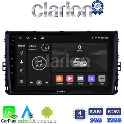 CLARION GL31284 Οθόνη OEM Multimedia Αυτοκινήτου για VW T-ROC & T-CROSS 2017>  (CarPlay/AndroidAuto/BT/GPS/WIFI/GPRS)