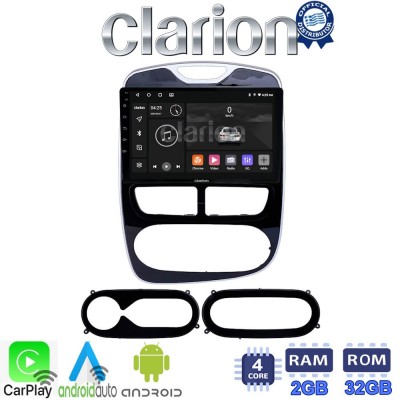 CLARION GL31320 Οθόνη OEM Multimedia Αυτοκινήτου για RENAULT CLIO 2012 > 2015  (CarPlay/AndroidAuto/BT/GPS/WIFI/GPRS)
