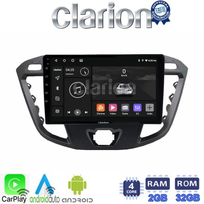 CLARION GL31366 Οθόνη OEM Multimedia Αυτοκινήτου για TRANSIT CUSTOM - TOURNEO CUSTOM 2013> (CarPlay/AndroidAuto/BT/GPS/WIFI/GPRS)