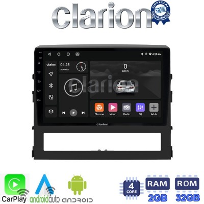 CLARION GL31386 Οθόνη OEM Multimedia Αυτοκινήτου για Toyota Land Cruiser 2016 (CarPlay/AndroidAuto/BT/GPS/WIFI/GPRS)