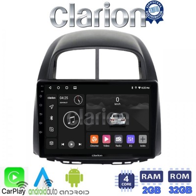 CLARION GL31565 Οθόνη OEM Multimedia Αυτοκινήτου για  Sirion 2005 > 2010 & Justy 2007 > 2010 (CarPlay/AndroidAuto/BT/GPS/WIFI/GPRS)
