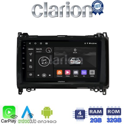CLARION GL31668 Οθόνη OEM Multimedia Αυτοκινήτου για MERCEDES A(W169),B(W245) - SPRINTER - VITO   (CarPlay/AndroidAuto/BT/GPS/WIFI/GPRS)