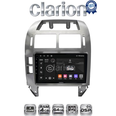 CLARION GL32582S Οθόνη OEM Multimedia Αυτοκινήτου για VW Polo 2002 > 2009 (CarPlay/AndroidAuto/BT/GPS/WIFI/GPRS)
