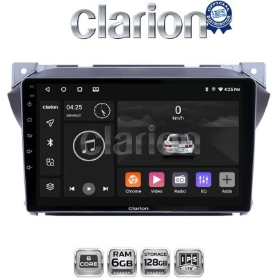CLARION GL53449 Οθόνη OEM Multimedia Αυτοκινήτου για Suzuki Alto 2009>2016 (CarPlay/AndroidAuto/BT/GPS/WIFI/GPRS)
