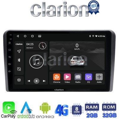 CLARION GL71049 Οθόνη OEM Multimedia Αυτοκινήτου για AUDI A3 (8P) 2003.2012 (CarPlay/AndroidAuto/BT/GPS/WIFI/GPRS)