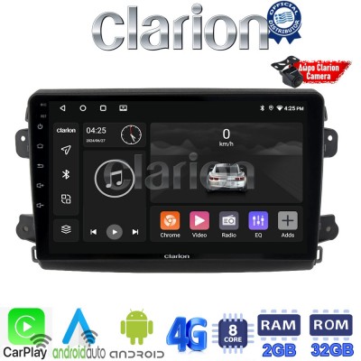 CLARION GL71192 Οθόνη OEM Multimedia Αυτοκινήτου για Fiat Ducato 2023 > (CarPlay/AndroidAuto/BT/GPS/WIFI/GPRS)