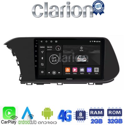 CLARION GL71229 Οθόνη OEM Multimedia Αυτοκινήτου για Hyundai i20 2021 > (CarPlay/AndroidAuto/BT/GPS/WIFI/GPRS)
