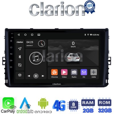 CLARION GL71284 Οθόνη OEM Multimedia Αυτοκινήτου για VW T-ROC & T-CROSS 2017>  (CarPlay/AndroidAuto/BT/GPS/WIFI/GPRS)
