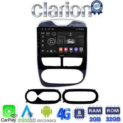 CLARION GL71320 Οθόνη OEM Multimedia Αυτοκινήτου για RENAULT CLIO 2012 > 2015  (CarPlay/AndroidAuto/BT/GPS/WIFI/GPRS)