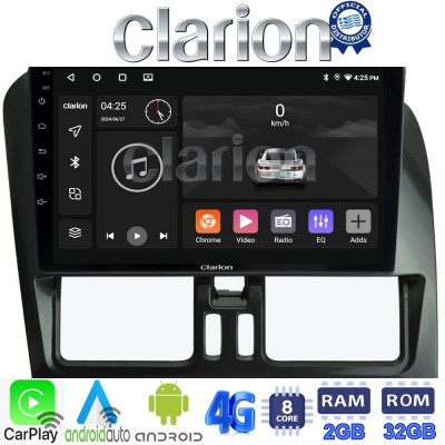 CLARION GL71390 Οθόνη OEM Multimedia Αυτοκινήτου για VOLVO XC60 2009-2017 (CarPlay/AndroidAuto/BT/GPS/WIFI/GPRS)