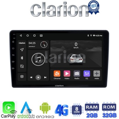 CLARION GL71409 Οθόνη OEM Multimedia Αυτοκινήτου για Hyundai H1 2010 > 2018 (CarPlay/AndroidAuto/BT/GPS/WIFI/GPRS)