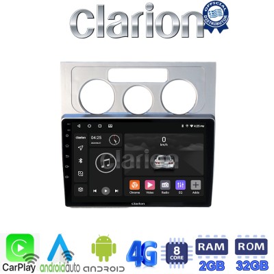 CLARION GL71512 Οθόνη OEM Multimedia Αυτοκινήτου για VW Touran 2003 > 2010 (CarPlay/AndroidAuto/BT/GPS/WIFI/GPRS)