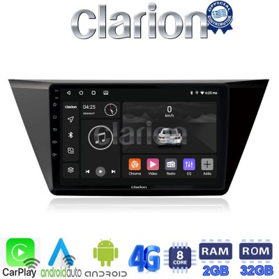 CLARION GL71522 Οθόνη OEM Multimedia Αυτοκινήτου για VW TOURAN 2016> (CarPlay/AndroidAuto/BT/GPS/WIFI/GPRS)
