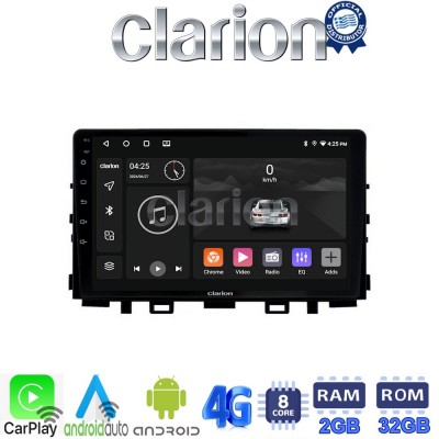 CLARION GL71625 Οθόνη OEM Multimedia Αυτοκινήτου για KIA RIO & STONIC 2017> (CarPlay/AndroidAuto/BT/GPS/WIFI/GPRS)