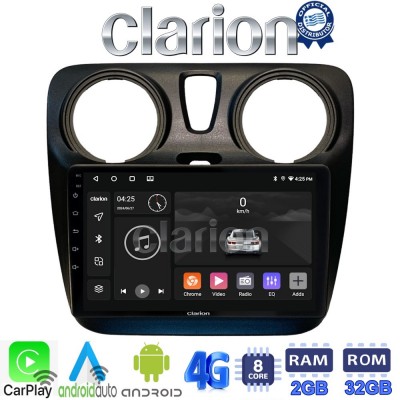 CLARION GL71657 Οθόνη OEM Multimedia Αυτοκινήτου για Dacia Dokker 2012 > (CarPlay/AndroidAuto/BT/GPS/WIFI/GPRS)