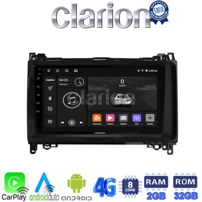CLARION GL71668 Οθόνη OEM Multimedia Αυτοκινήτου για MERCEDES A(W169),B(W245) - SPRINTER - VITO   (CarPlay/AndroidAuto/BT/GPS/WIFI/GPRS)
