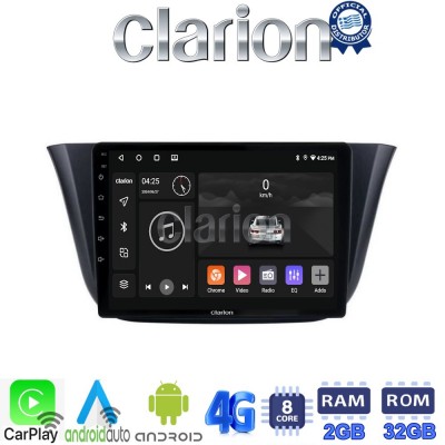 CLARION GL71690 Οθόνη OEM Multimedia Αυτοκινήτου για Iveco Daily 2014 > (CarPlay/AndroidAuto/BT/GPS/WIFI/GPRS)