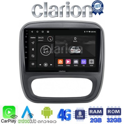 CLARION GL71706 Οθόνη OEM Multimedia Αυτοκινήτου για Opel Vivaro 2014 > 2020Renault Traffic 2014 > 2020Nissan NV300 2014 > 2020Fiat Talento 2014 > 2020Δείτε τί φίσα έχει το αυτοκίνητο πριν την αγορά της οθόνης. (CarPlay/AndroidA