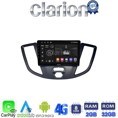 CLARION GL71758 Οθόνη OEM Multimedia Αυτοκινήτου για Ford Transit 2013 > 2018 (CarPlay/AndroidAuto/BT/GPS/WIFI/GPRS)