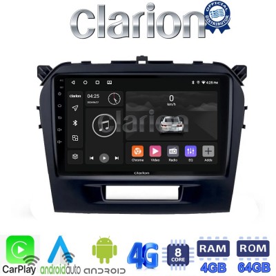 CLARION GL72571 Οθόνη OEM Multimedia Αυτοκινήτου για SUZUKI VITARA & BREZZA 2016> (CarPlay/AndroidAuto/BT/GPS/WIFI/GPRS)