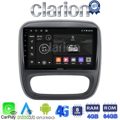 CLARION GL72706 Οθόνη OEM Multimedia Αυτοκινήτου για Opel Vivaro 2014 > 2020Renault Traffic 2014 > 2020Nissan NV300 2014 > 2020Fiat Talento 2014 > 2020Δείτε τί φίσα έχει το αυτοκίνητο πριν την αγορά της οθόνης. (CarPlay/AndroidA