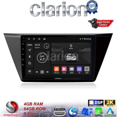 CLARION GL74522 Οθόνη OEM Multimedia Αυτοκινήτου για VW TOURAN 2016> (CarPlay/AndroidAuto/BT/GPS/WIFI/GPRS)
