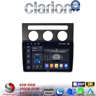 CLARION GL75511B Οθόνη OEM Multimedia Αυτοκινήτου για VW Touran 2003 > 2010 (CarPlay/AndroidAuto/BT/GPS/WIFI/GPRS)